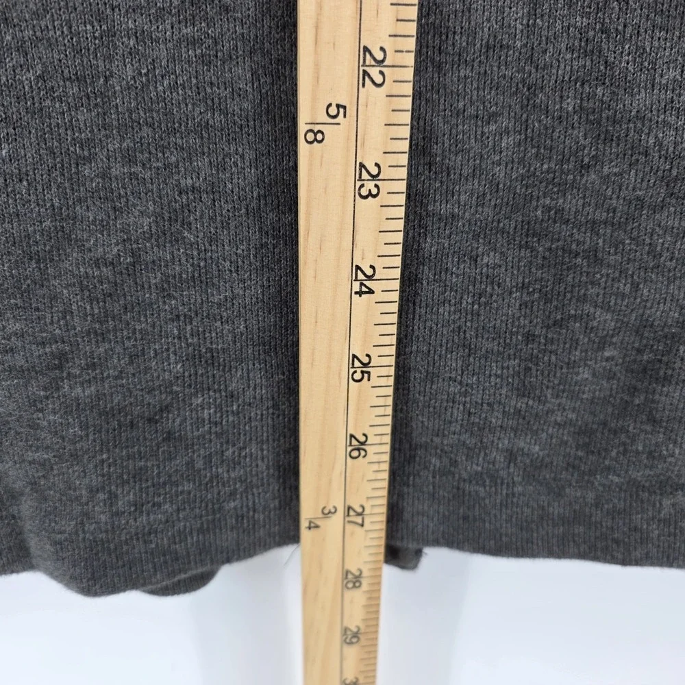 Polo Ralph Lauren Vest Mens XL Gray Full Zip Cotton Sleeveless Layering Sweater